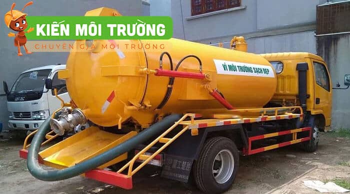 hút bể phốt tại Hoàng Mai