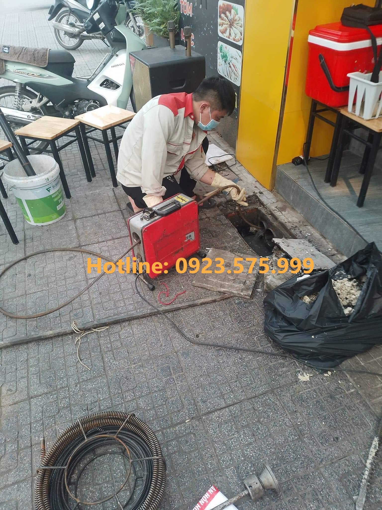 Thông tắc cống tại Bắc Giang