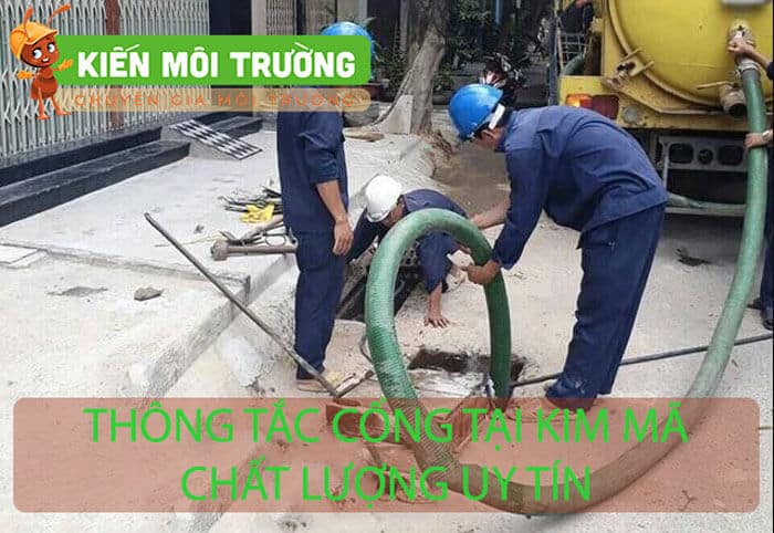 thông tắc cống tại kim mã