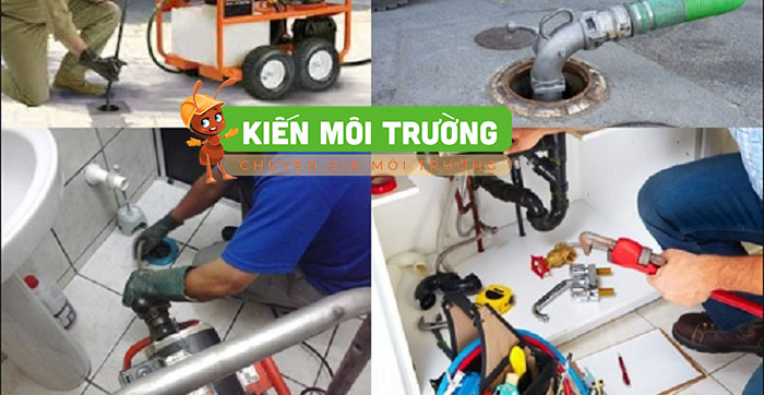 Thông tắc cống tại Kiến Hưng