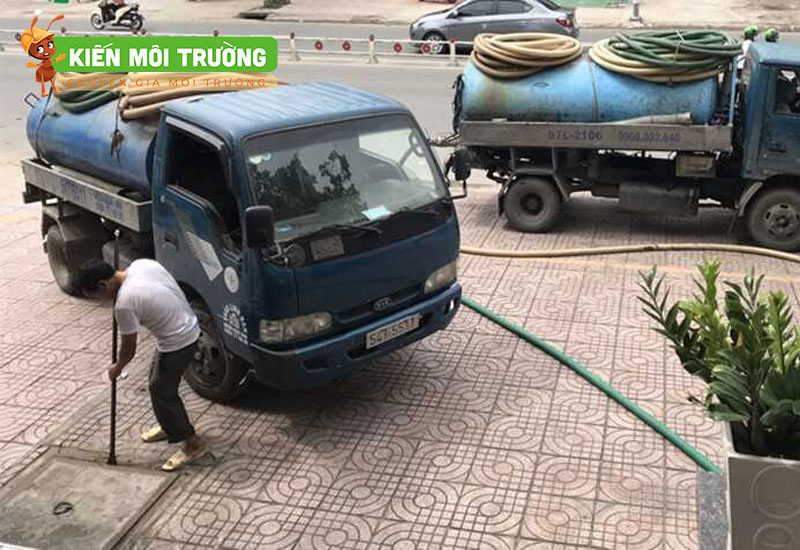 Hút bể phốt tại Hải An