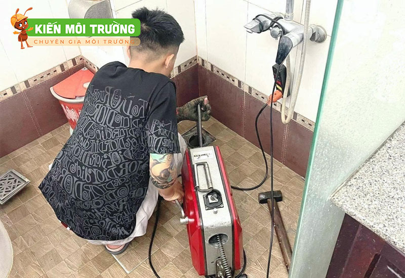 thông cống nghẹt huyện Cần Giờ