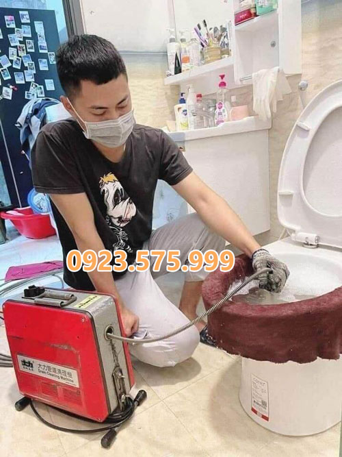 thông tắc bồn cầu quận Bình Thạnh