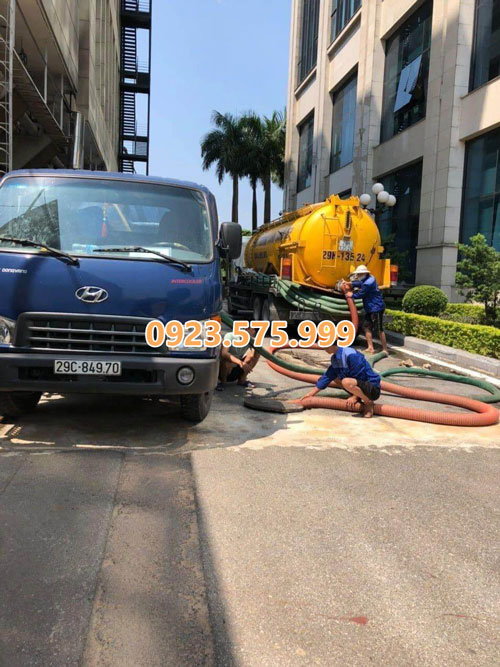hút bể phốt tại Hoài Đức
