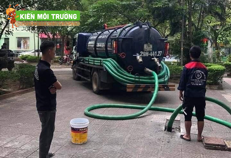 hút bể phốt tại Hà Đông