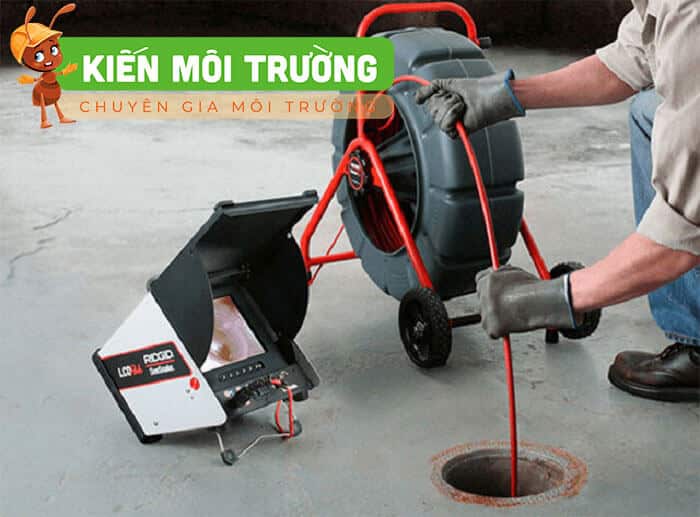 Sử dụng xe thổi áp suất cao để thông cống tại Thanh Hóa