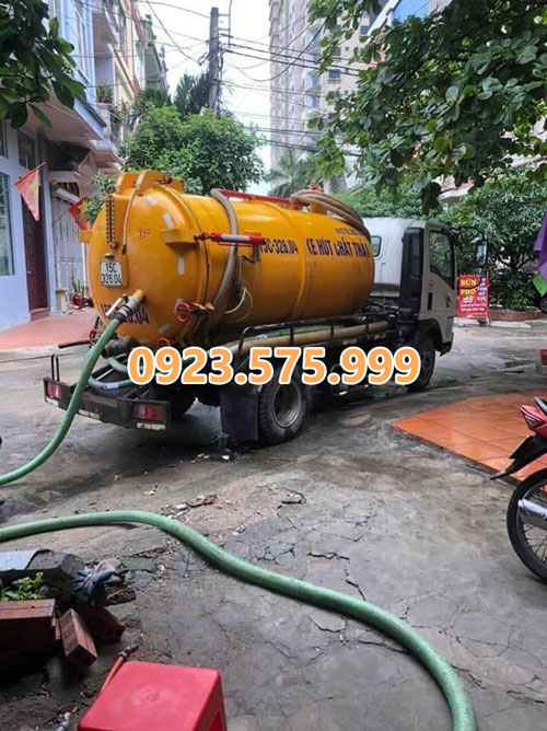 Hút bể phốt tại Bình Giang