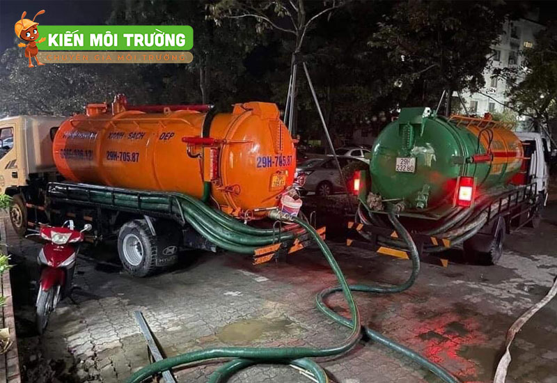 hút bể phốt tại Yên Phong