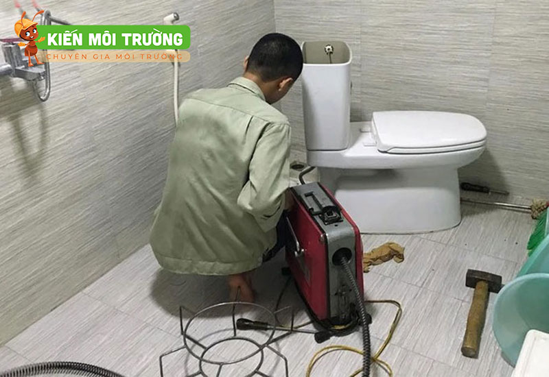 Thông tắc bồn cầu tại Ba Vì