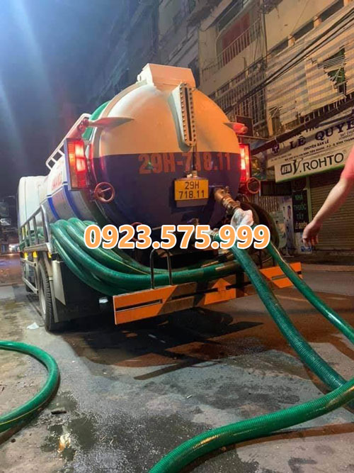 hút bể phốt Thanh Oai