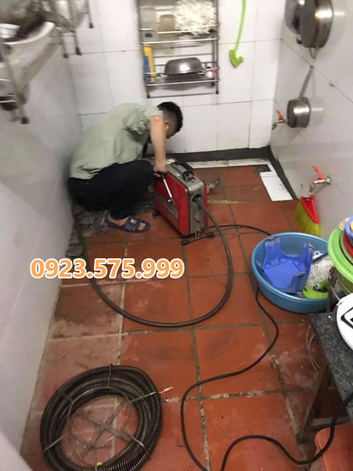 thông tắc cống tại Đống Đa
