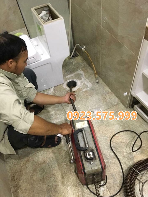 thông tắc cống tại Trúc Bạch