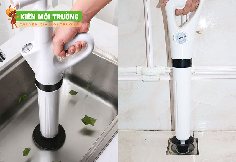 cách thông ống thoát sàn bị tắc