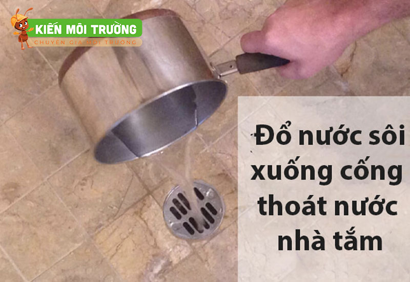 cách thông ống thoát sàn bị tắc