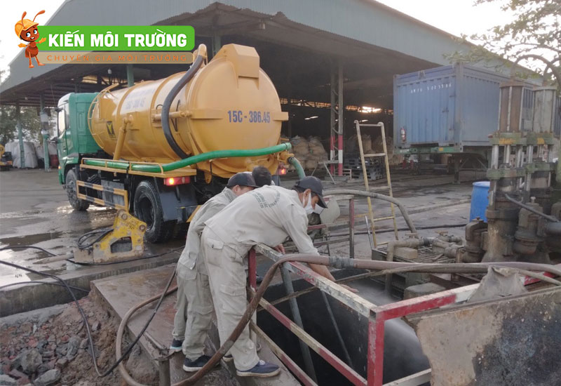 hút bể phốt tại Đức Giang