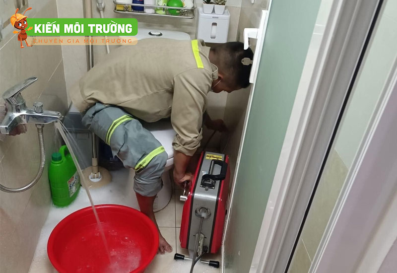 thông tắc cống tại Vĩnh Hưng