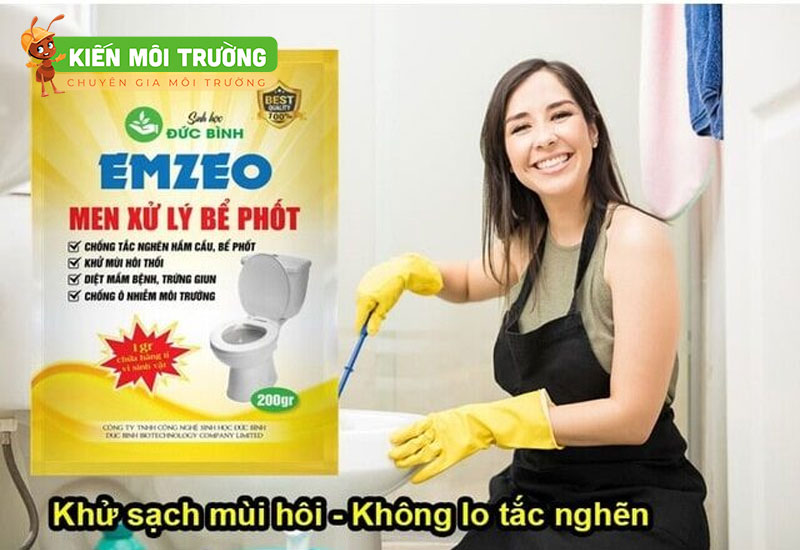 cách xử lý bồn cầu bị hôi