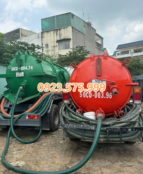 Hút bể phốt tại Yên Lập
