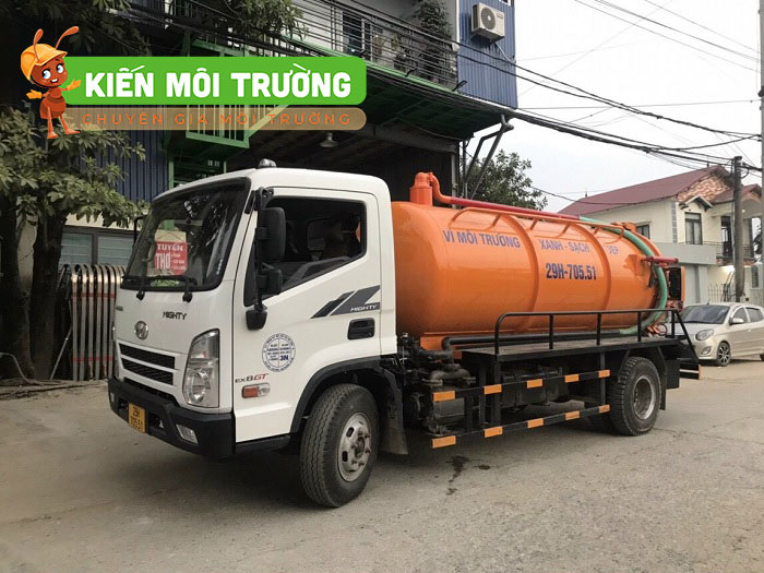 Hút bể phốt tại Thát Nguyên