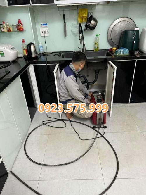 Thông tắc cống tại Nam Định