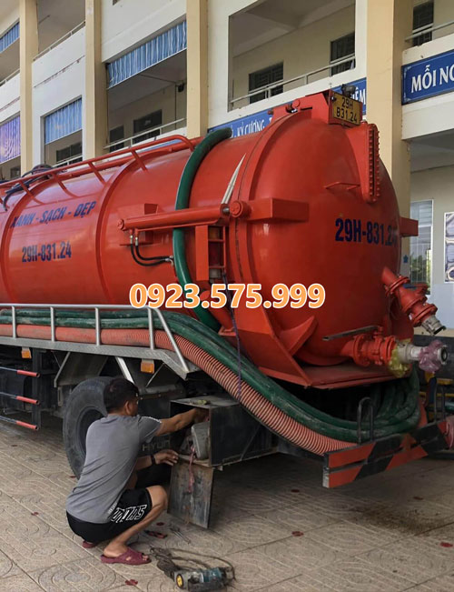 Hút bể phốt tại Đống Đa