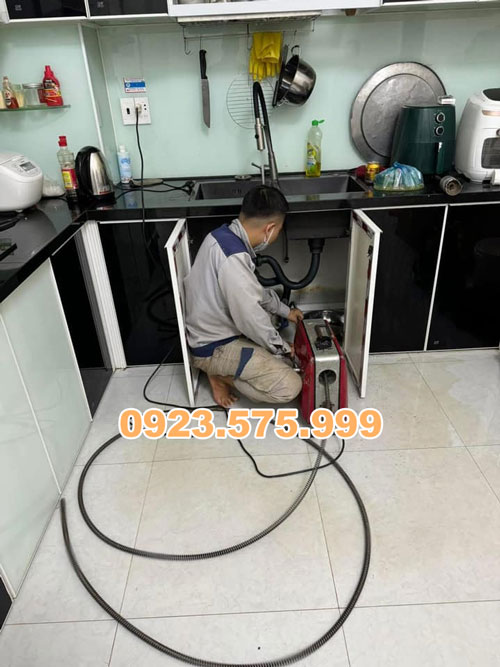 Thông tắc chậu rửa bát tại Mỹ Đức