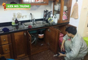 thông tắc chậu rửa bát tại Mê Linh