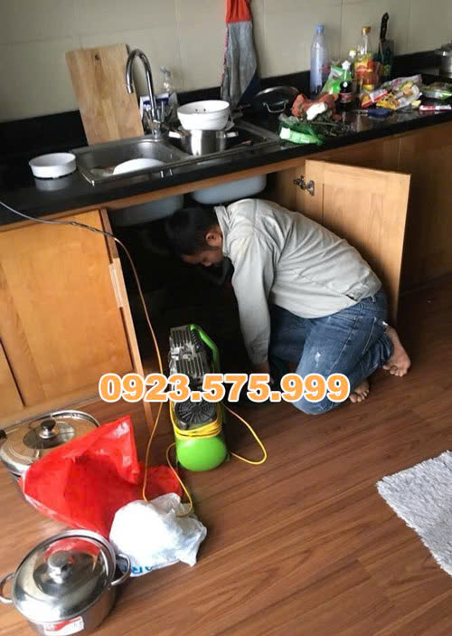 Thông tắc chậu rửa bát tại Quốc Oai