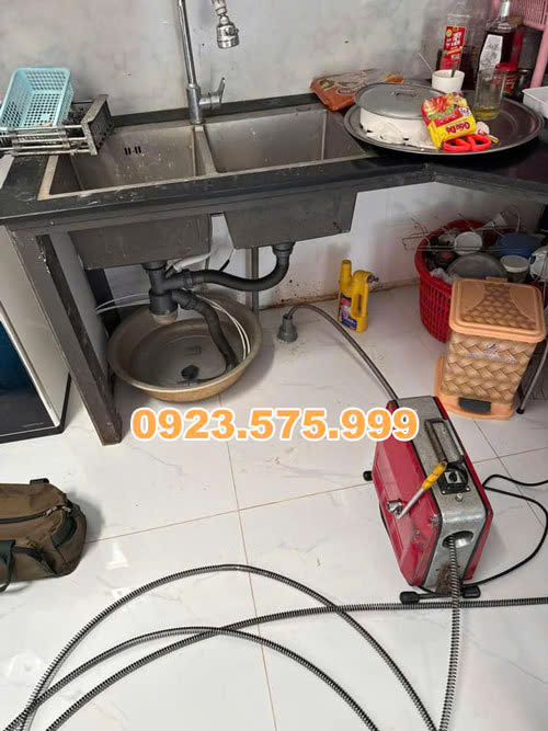 Thông tắc chậu rửa bát tại Nam Định