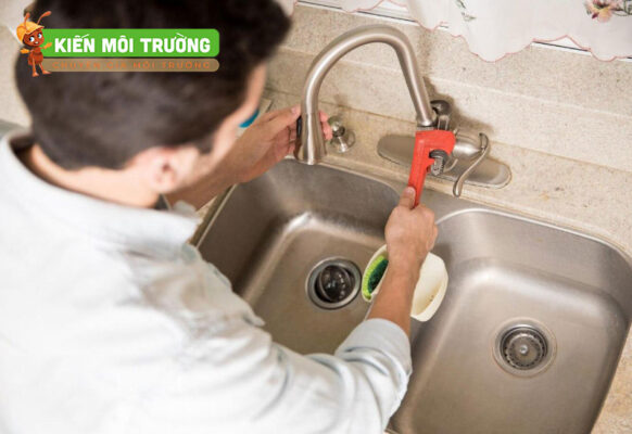 Thông tắc chậu rửa bát tại Hòa Bình