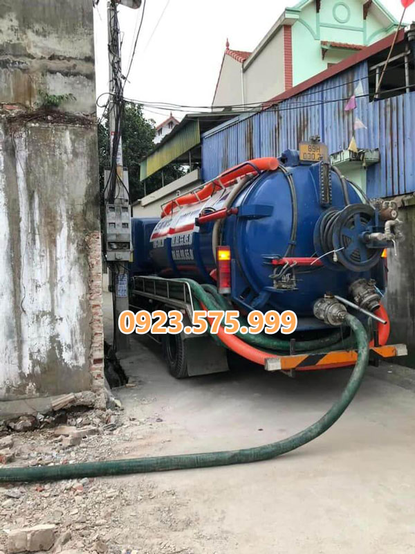 xe hút bể phốt tại ứng hòa