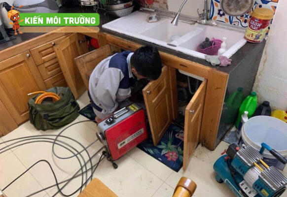 Thông tắc chậu rửa bát tại Ninh Bình