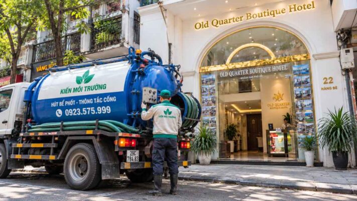 Hút Bể Phốt Thực Tế Tại Phố Cổ Hoàn Kiếm