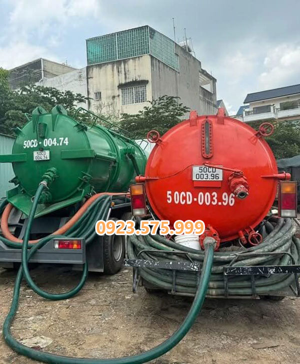 Hút hầm cầu huyện Hóc Môn