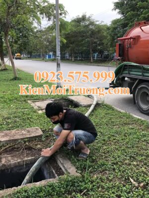 hút bể phốt giá rẻ tại lục nam