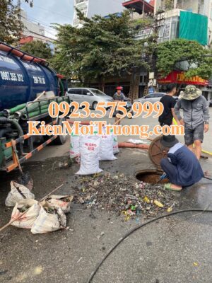 hút bể phốt ở lục nam