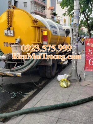 xe hút bể phốt huyện hải hà
