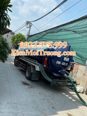 hút bể phốt hộ gia đình tại tiên yên